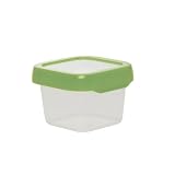 OXO Tot Top Small Square Storage Container, Green, 13.5 Ounce