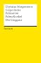 Galgenlieder. Palmstr�m. Palma Kunkel. Der Gingganz