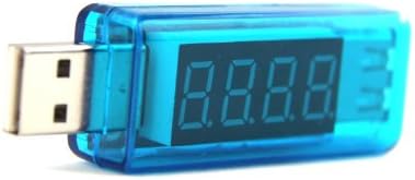 LBRNO USB Voltage Current Multimeter - USB Power Meter USB Tester Monitor - USB Meter 2.0/3.0 Amp Volt LED reader - Ultra Portable Durable V/A Measure - Best Voltmeter for Smartphone Tablet Gadget USB Charger Solar Panel Battery Charging Status