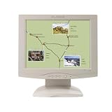 PLANAR PT1510MX - 15 White Resistive Touch Screen LCD with Serial or USB Driver and Speakers