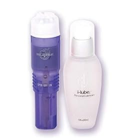 doc johnson i-vibe grape pocket rocket vibrator and personal i-lubricant