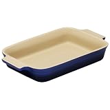 Le Creuset Stoneware 10-1 2-by-7-Inch Rectangular Baking Dish, Cobalt by Le Creuset