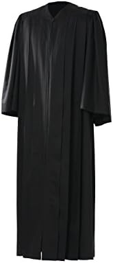 Manufaktur Men Traditional Geneva Clergy Robes MERINO CASHMERE SILK Custom Size Black