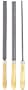 3PC WOOD RASP FILE SET 8" L:F-76300