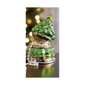 Mr. Christmas Porcelain Music Gift Box - Christmas Tree