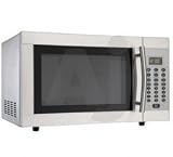 Danby DMW1048SS 1.0 cu. ft. Countertop Microwave Oven with 1000 Cooking Watts, 10 Power Levels, Dual Programmable Cooking Stages and Electronic Controls