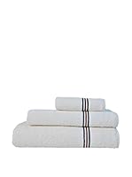 CASUAL AVENUE Toalla De Baño Toscana (Marfil/Azul Noche/Rojo Oscuro)