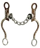 Antique Western Bit w/ Chain Mouth - Stainless Steel W - 5