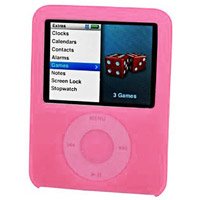 Cellet Apple iPod Nano 3rd Generation Pink Silicone Case