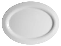 Zak Designs Venio White Dinner Plates, Set of 6
