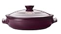 Emile Henry Flame Top 12 Inch Round Brazier, Figue
