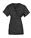 G Med Women's Mock Wrap Missy Scrub Top and Pant 2 PC Sets