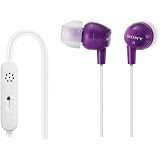 Sony DREX14VP/VLT Earbud Headset Smartphones (Violet)