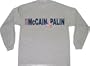 Vote McCain Palin 2008 Adult Long Sleeve T-Shirt