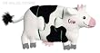Plush Cow Puzzle, Puzz Pals Cow 12"