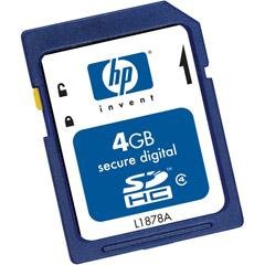 HP 4 GB Class 4 SDHC Flash Memory Card L1878A#707-EF
