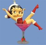 Betty Boop in Martini Glass Ornament