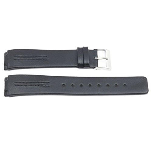 Skagen Replacement Black Leather 20mm Watch Band 433lslb, 433lsl1
