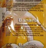 Trustex Banana Flavor Lubricated Condom 12, 36, 100 Pack LOW SHIPPING!