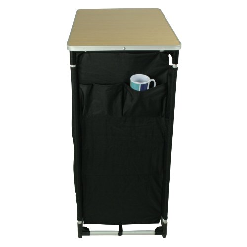 10T camBOX Multi Armoire de camping 6 casiers Noir