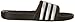 adidas Women's Adissage 2.0 Slides Sandal, Core Black/Silver/Shock Pink, 6