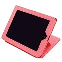 TeckNet iPad Leather Case for Apple iPad, with Stand Feature -  Pink
