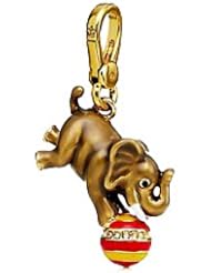 Juicy Couture - Circus Elephant on Ball - Gold Plated Charm