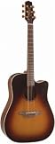  : Takamine EAN10CTBS Dreadnought Cutaway Acoustic-Electric Guitar, Sunburst