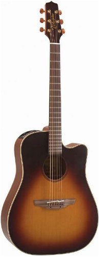 Childrens Toyshop  Musical Instruments : Takamine EAN10CTBS Dreadnought Cutaway Acoustic-Electric Guitar, Sunburst
