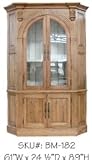 Arched Door Corner Cupboard