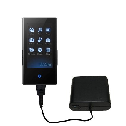 Emergency AA Battery Charge Extender for the Samsung P2 - Gomadic Brand w/ TipExchange Technology