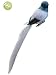 10" Aqua Feathered Long-Tail Clip-On Bird Christmas Ornament