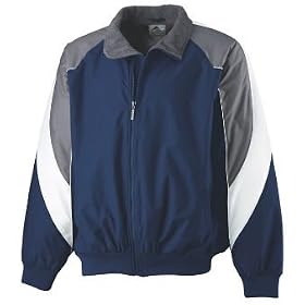 Youth Tri-Color Nylon Jacket Fleece Lined by Augusta Sportswear (in 7 colors, Style# 5676)