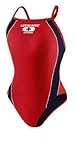 Speedo Lifeguard Axcel Back Female Youth Navy/Red 28