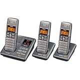 Uniden DECT1080-3 DECT 6.0 Cordless Digital Answering System with Caller ID with 2 Extra Handset