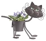 Mini Glamour Cat Metal Planter