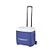Igloo 45069 Island Breeze Cooler With Wheels, Telescoping Handle, Blue & White, 28-Qts.
