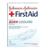  : Johnson & Johnson First Aid Burn Cooling Patches - 5 ea