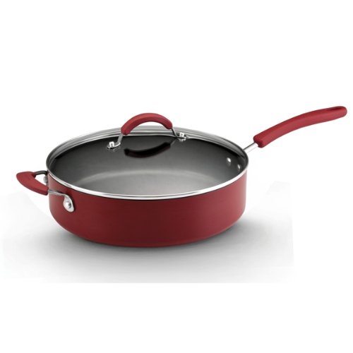 KitchenAid Aluminum Nonstick 12Piece Cookware Set, Red www