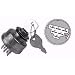 Lawn Tractor Ignition Switch; Craftsman, Sears, Wizard, Husqvarna, Poulan 140301; MTD 725-1717; Murray 92556