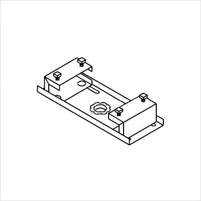 Peerless-furniture Single Monitr 712 I-beam Clamp (adj 7-12 In)