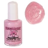 Piggy Paint Non-toxic Nail Polish (Sweetpea - Sparkly, Light Pink)