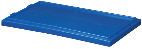 Akro-Mils 35181 Lid for 35180 and 35185 Plastic Nest and Stack Storage Tote, Blue, (6-Pack)