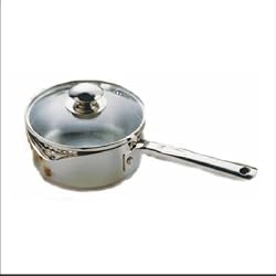 WearEver A8342465 Cook and Strain Stainless Steel 3-Quart Saucepan with Glass Straining Lid Dishwasher Safe Sauce Pan Cookware, Silver