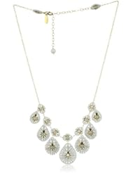 Miguel Ases Opalite Quartz and Mother-Of-Pearl Chandelier Necklace