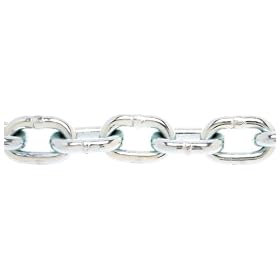 Campbell 0140823 System 3 Grade 30 Low Carbon Steel Proof Coil Chain in Round Pail, Zinc Plated, 1/2" Trade, 0.48" Diameter, 40' Length, 4500 lbs Load Capacity