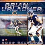 Brian Urlacher (Chicago Bears) 2009  Wall Calendar