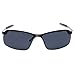 Polarized Aviator Sunglasses Metal Boating Rectangle Half Frame Black Resin Lens for Men 100UV Protection Driving Summer Beach Golf Fishing