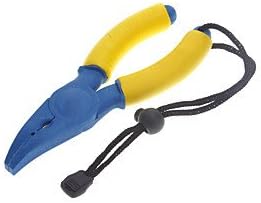 FROB SPORT Durable Floating Pliers for Fishing (Blue and Yellow)