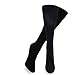 TeeHee Viscose from Bamboo Compression Knee High Socks with Rib 3-Pair (Medium 9-11, Black)